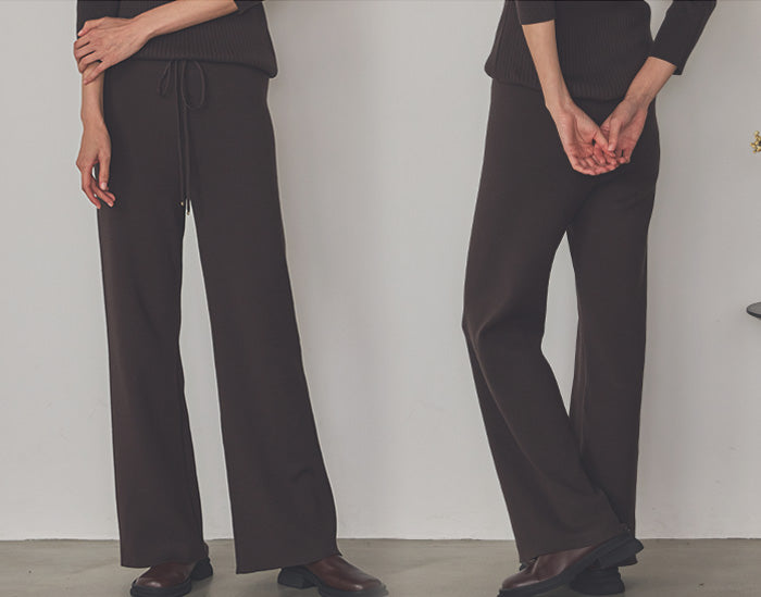 藤袴（ふじばかま） オーガニックコットンワイドパンツ