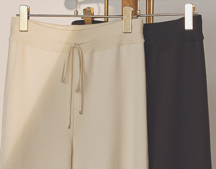 藤袴（ふじばかま） オーガニックコットンワイドパンツ