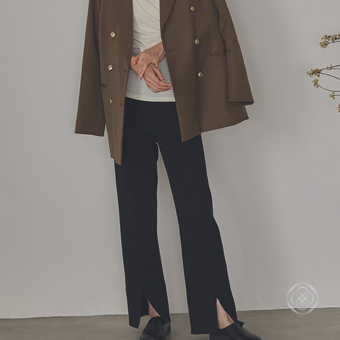 水芭蕉（みずばしょう） オーガニックコットンスリットパンツ