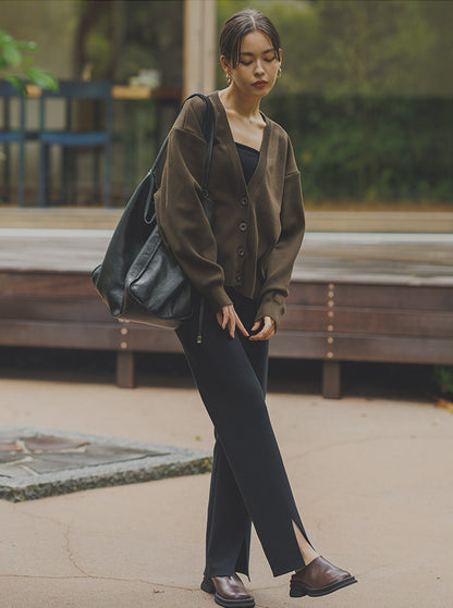 水芭蕉（みずばしょう） オーガニックコットンスリットパンツ