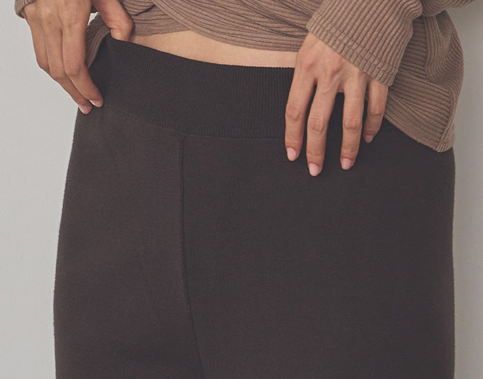 水芭蕉（みずばしょう） オーガニックコットンスリットパンツ