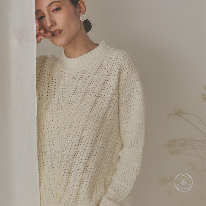 澄織 sumiori クロップド丈ニット