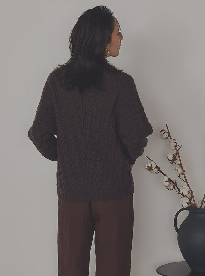 澄織 sumiori クロップド丈ニット