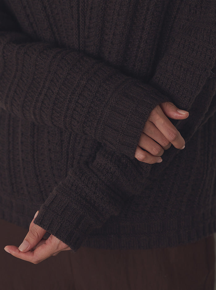 澄織 sumiori クロップド丈ニット