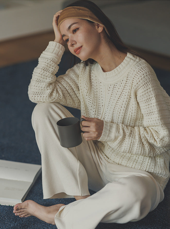 澄織 sumiori クロップド丈ニット