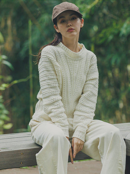 澄織 sumiori クロップド丈ニット