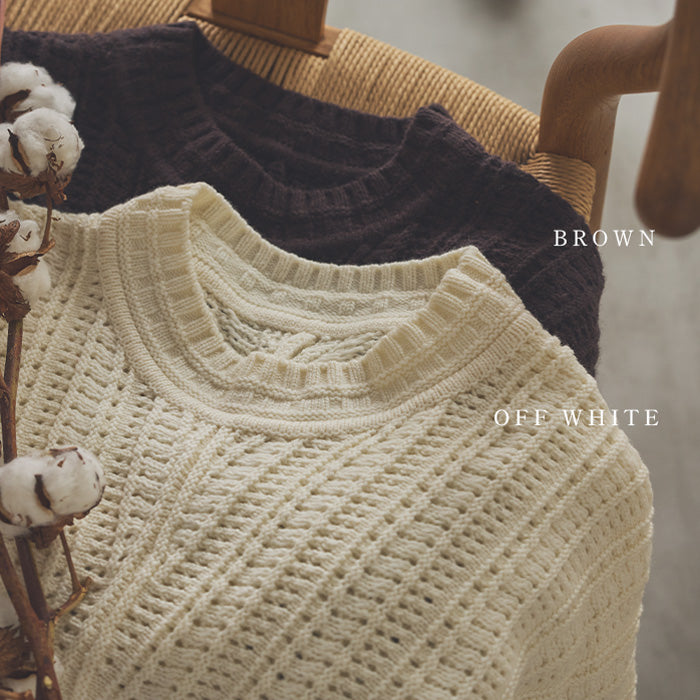 澄織 sumiori クロップド丈ニット