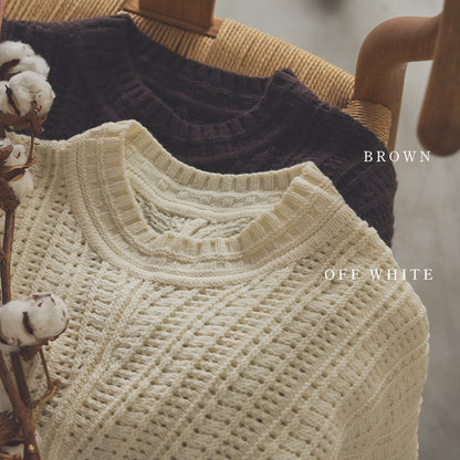 澄織 sumiori クロップド丈ニット