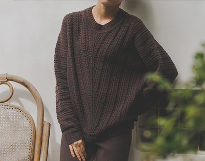 澄織 sumiori クロップド丈ニット