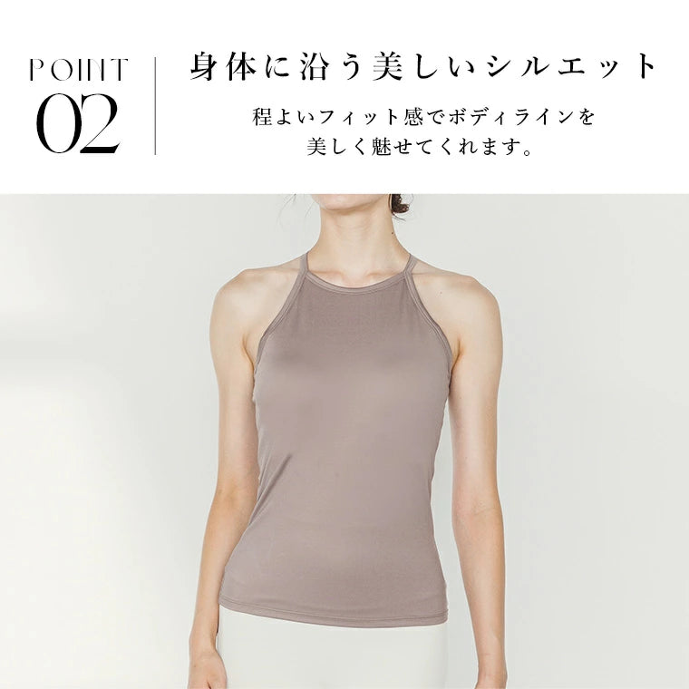 カップ付きトップスleeche084｜トップス｜ヨガ｜フィットネス｜シンプル｜おしゃれ｜Lee.che (リーチェ) ｜LIFE TUNING DAYS（ライフチューニングデイズ）｜