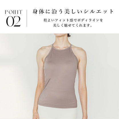 カップ付きトップスleeche084｜トップス｜ヨガ｜フィットネス｜シンプル｜おしゃれ｜Lee.che (リーチェ) ｜LIFE TUNING DAYS（ライフチューニングデイズ）｜