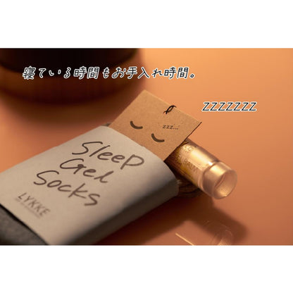 スリープジェルソックス｜かかと｜フットケア｜保湿｜靴下｜ながらケア｜履くだけ｜LYKKE（リュッケ）｜LIFE TUNING DAYS（ライフチューニングデイズ）｜