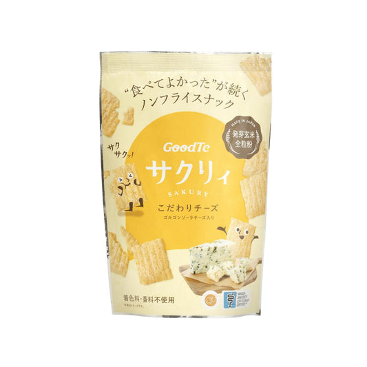 サクリィ｜こだわりチーズ｜ノンフライ｜小麦粉不使用｜ゴルゴンゾーラ｜発芽玄米｜スナック｜やさしいひとくち｜LIFE TUNING DAYS（ライフチューニングデイズ）