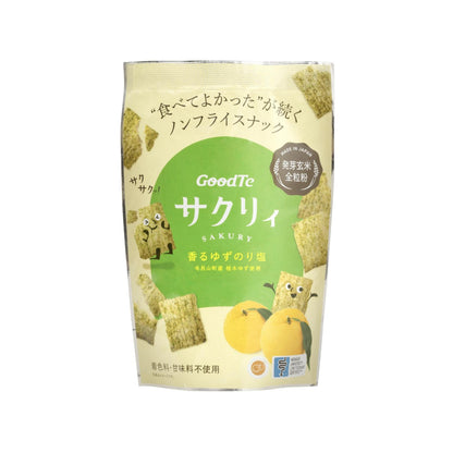 サクリィ｜香るゆずのり塩｜ノンフライ｜小麦粉不使用｜桂木ゆず｜発芽玄米｜スナック｜やさしいひとくち｜LIFE TUNING DAYS（ライフチューニングデイズ）