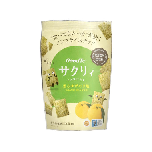 サクリィ｜香るゆずのり塩｜ノンフライ｜小麦粉不使用｜桂木ゆず｜発芽玄米｜スナック｜やさしいひとくち｜LIFE TUNING DAYS（ライフチューニングデイズ）