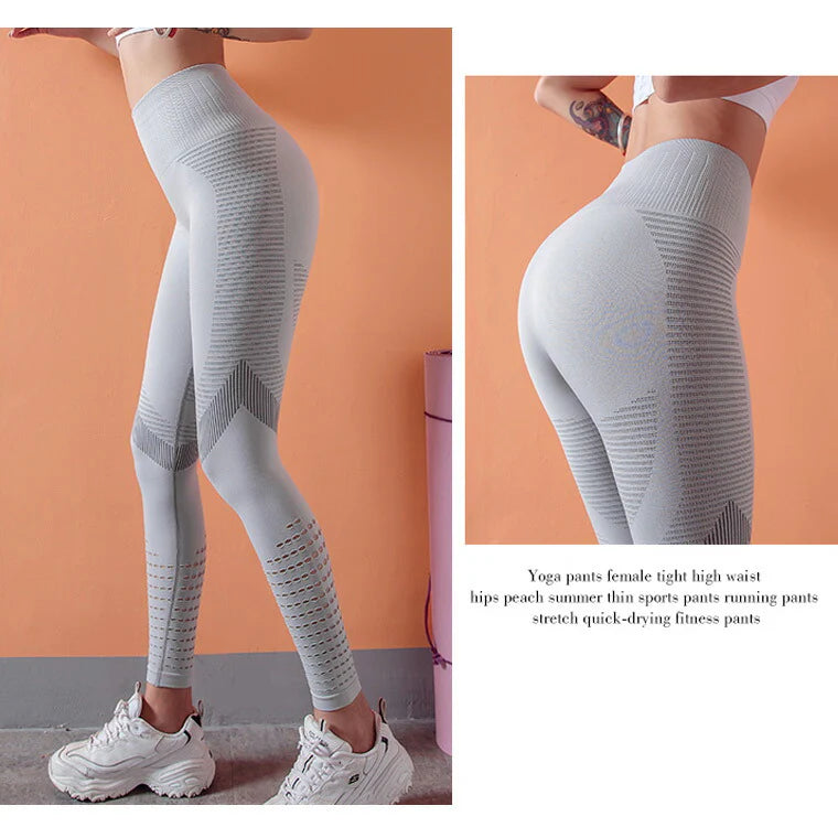 r136｜グレー｜レギンス｜編み柄｜フィットネス｜ヨガ｜かわいい｜おしゃれ｜Lee.che (リーチェ) ｜LIFE TUNING DAYS（ライフチューニングデイズ）｜