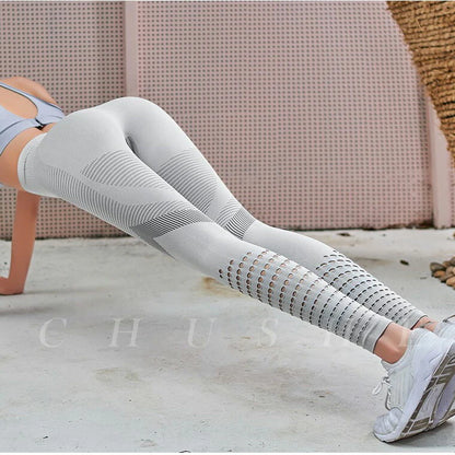 r136｜グレー｜レギンス｜編み柄｜フィットネス｜ヨガ｜かわいい｜おしゃれ｜Lee.che (リーチェ) ｜LIFE TUNING DAYS（ライフチューニングデイズ）｜