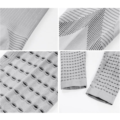 r136｜グレー｜レギンス｜編み柄｜フィットネス｜ヨガ｜かわいい｜おしゃれ｜Lee.che (リーチェ) ｜LIFE TUNING DAYS（ライフチューニングデイズ）｜