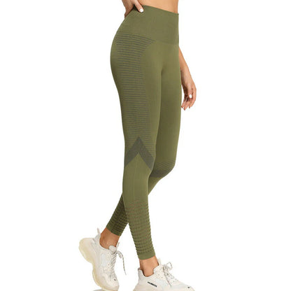 r136｜カーキ｜レギンス｜編み柄｜フィットネス｜ヨガ｜かわいい｜おしゃれ｜Lee.che (リーチェ) ｜LIFE TUNING DAYS（ライフチューニングデイズ）｜