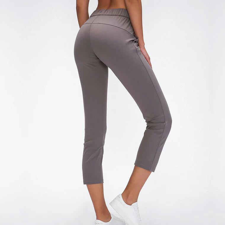 パンツr168｜スポーツウェア｜ヨガウェア｜ヨガ｜ピラティス｜イージーパンツ｜無地｜シンプル｜くすみパープル｜Lee.che (リーチェ) ｜LIFE TUNING DAYS（ライフチューニングデイズ）｜