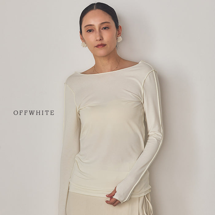 月影（つきかげ） バックオープン ロングスリーブトップス