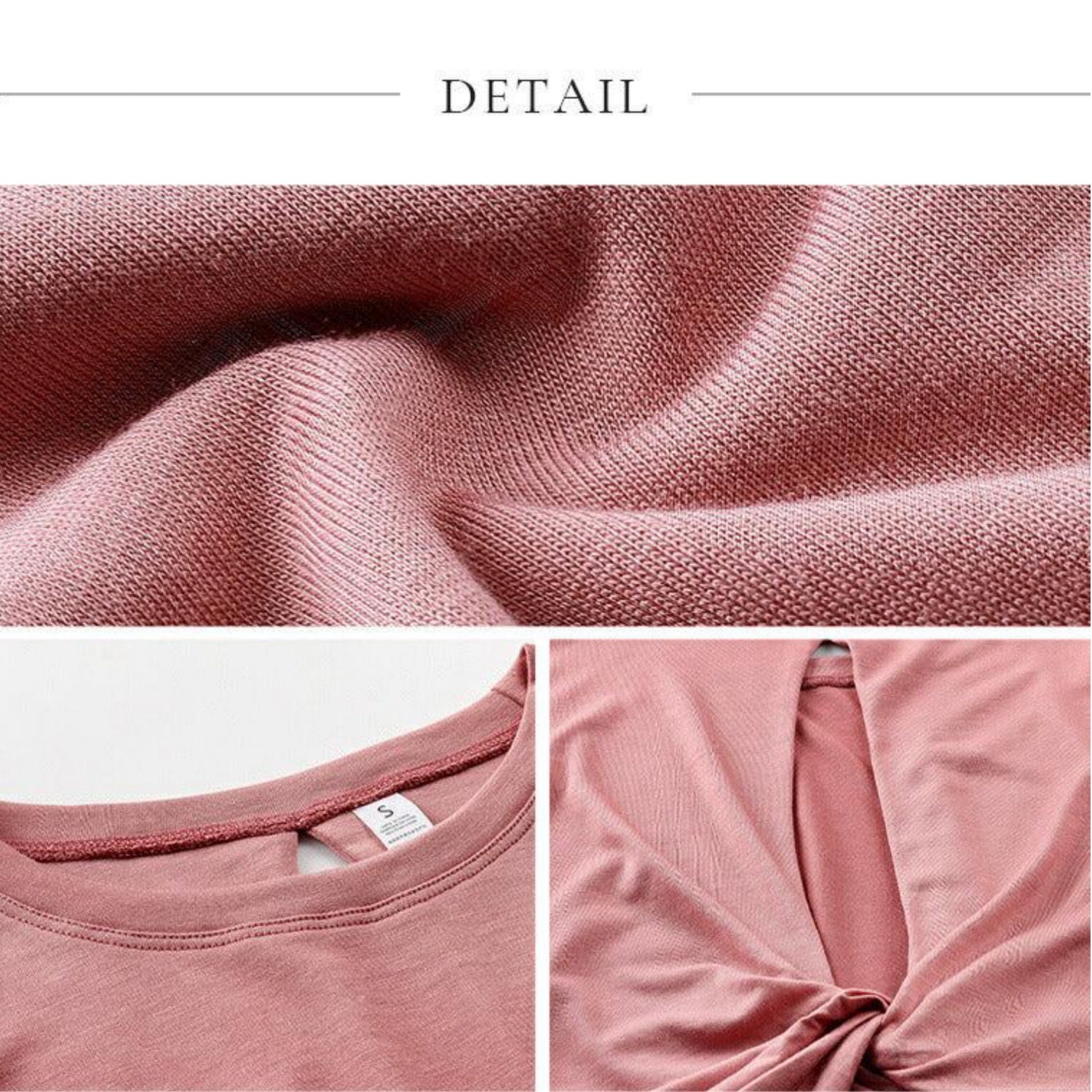 長袖ハーフ丈トップス t1007｜長袖｜Tシャツ｜無地｜シンプル｜ヨガ｜おしゃれ｜Lee.che (リーチェ) ｜LIFE TUNING DAYS（ライフチューニングデイズ）｜