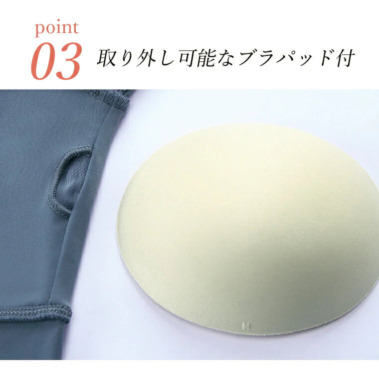 長袖カップ付きトップス t014｜スポーツウェア｜ヨガウェア｜ピラティス｜おしゃれ｜無地｜長袖｜肌見せ｜Lee.che (リーチェ) ｜LIFE TUNING DAYS（ライフチューニングデイズ）｜