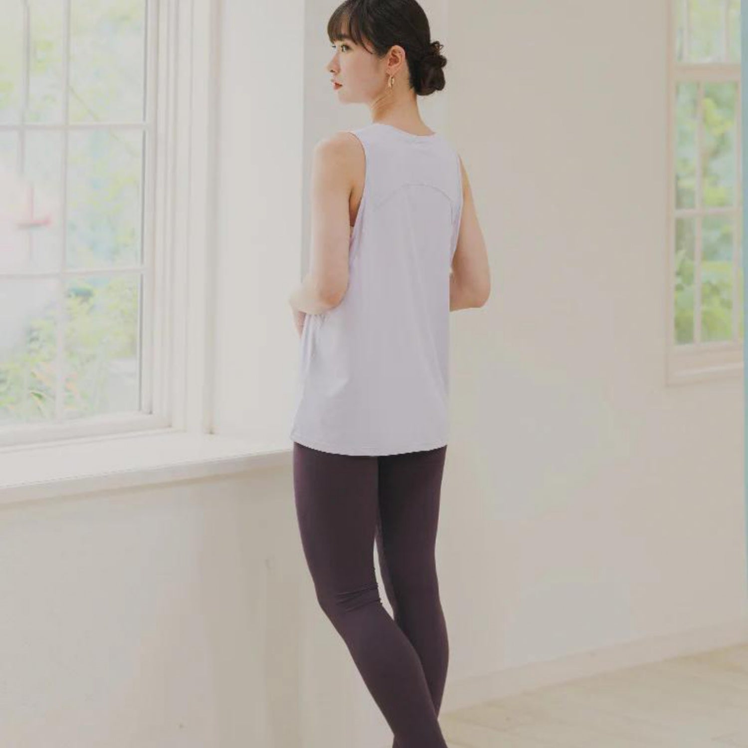 メッシュデザイントップスt040｜ノースリーブ｜メッシュ｜オーバーサイズ｜薄手｜タンクトップ｜ヨガ｜スポーツ｜おしゃれ｜Lee.che (リーチェ) ｜LIFE TUNING DAYS（ライフチューニングデイズ）｜